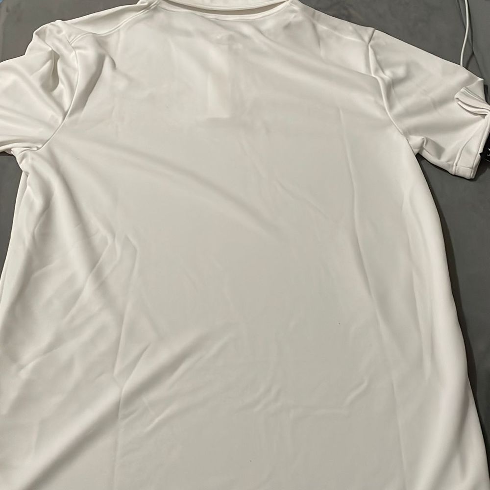 NWT NIKE DRI-FIT Tennis polo white shirt size small - Picture 2 of 7